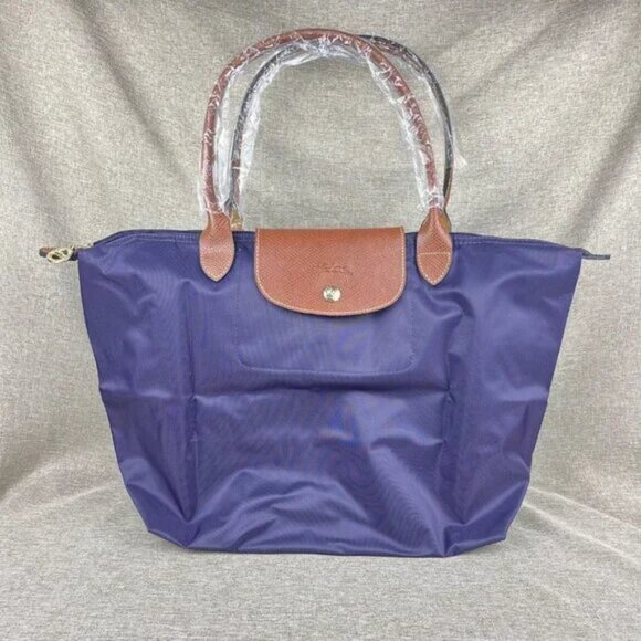 Longchamp Le Pliage Original Large Shoulder Nylon Bag Tote Dark